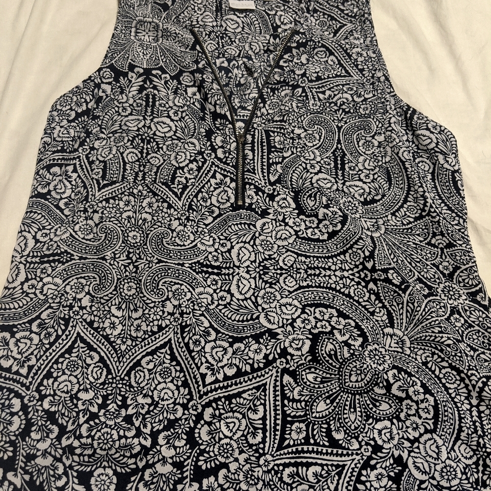 Women's Floral Print Soho Zip front Shirt